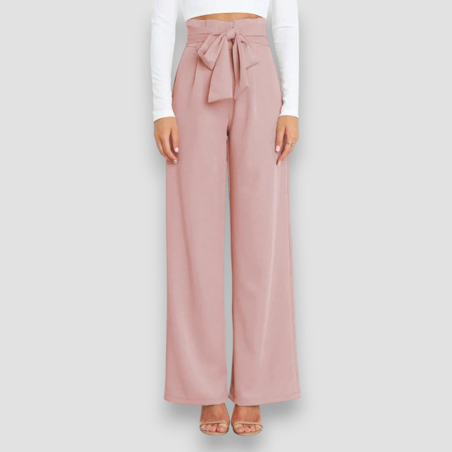 Alina | Pantaloni Eleganti a Gamba Larga
