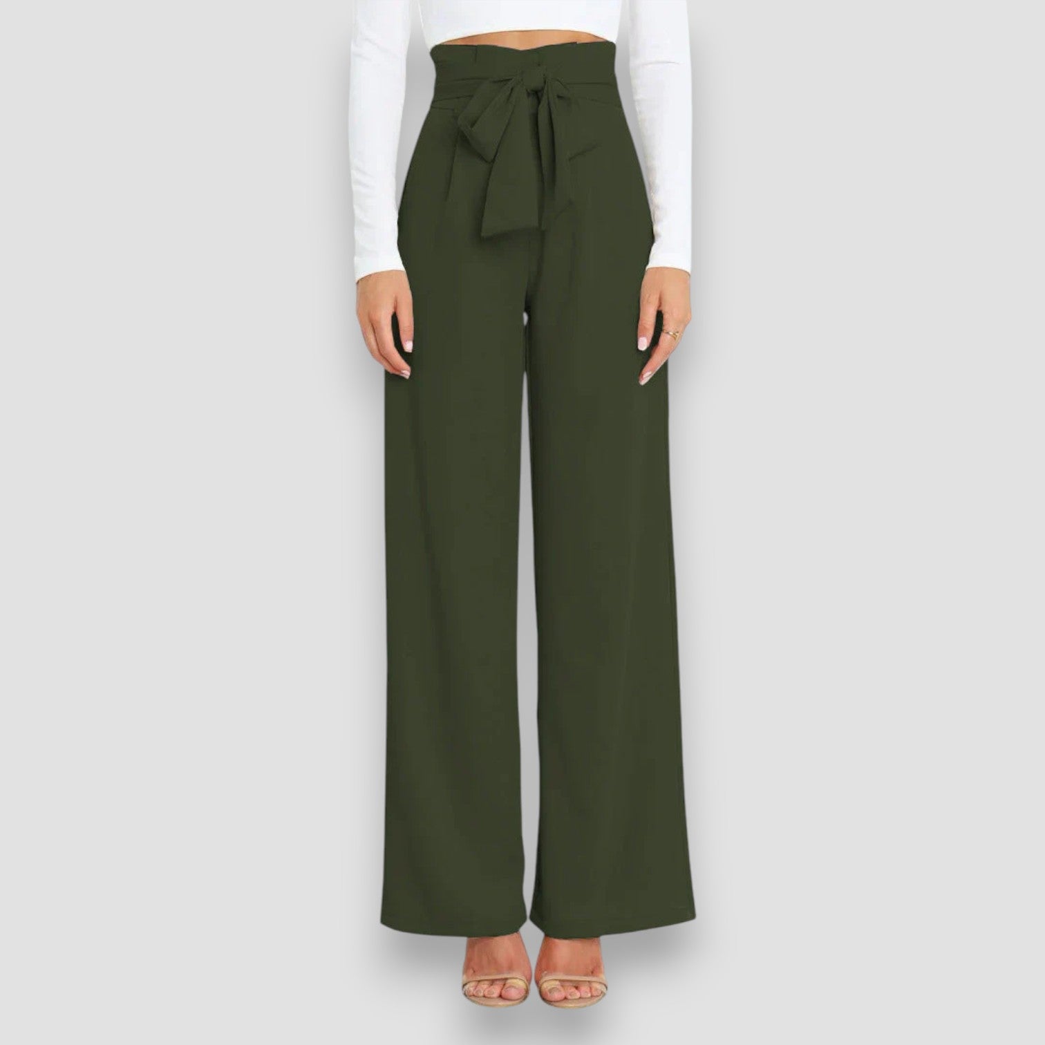 Alina | Pantaloni Eleganti a Gamba Larga