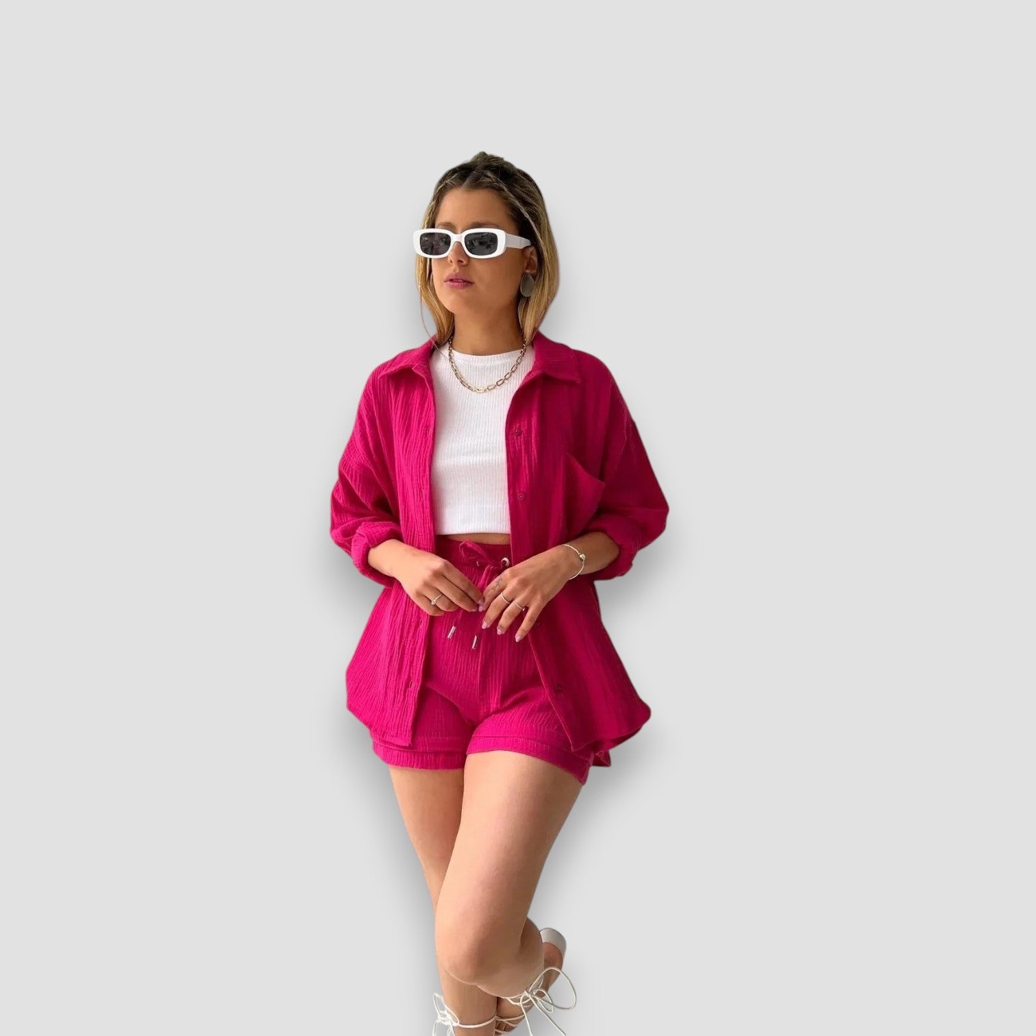 Emilia - Completo in Puro Cotone 2 Pezzi