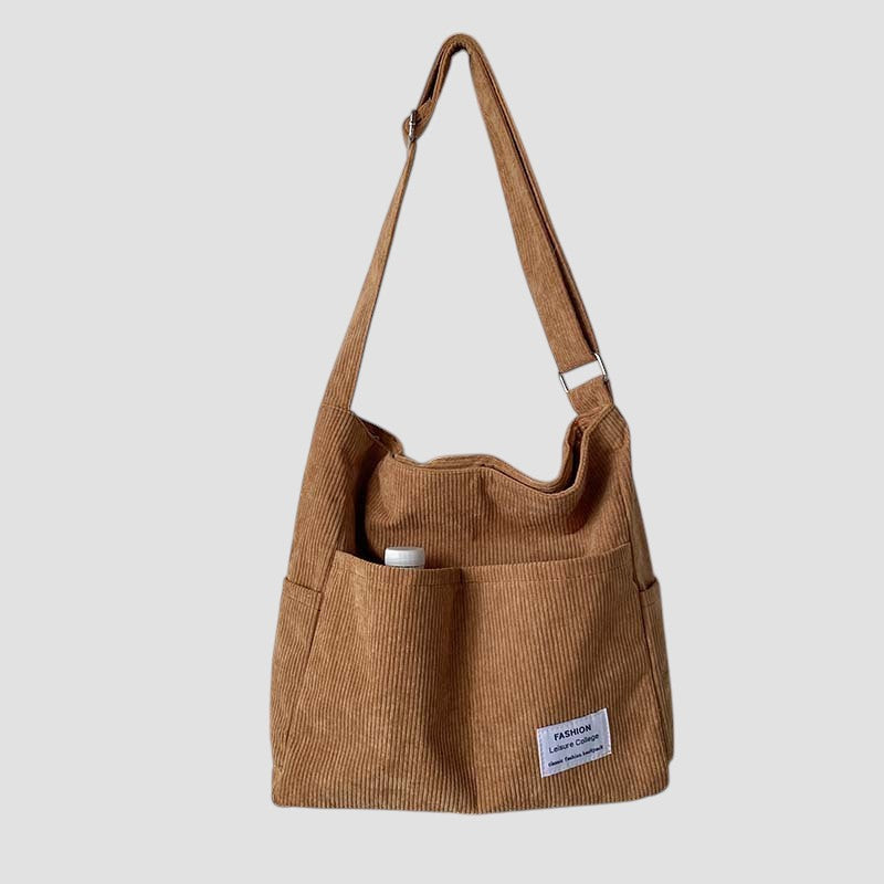 Sarina - Borsa a Spalla in Corduroy