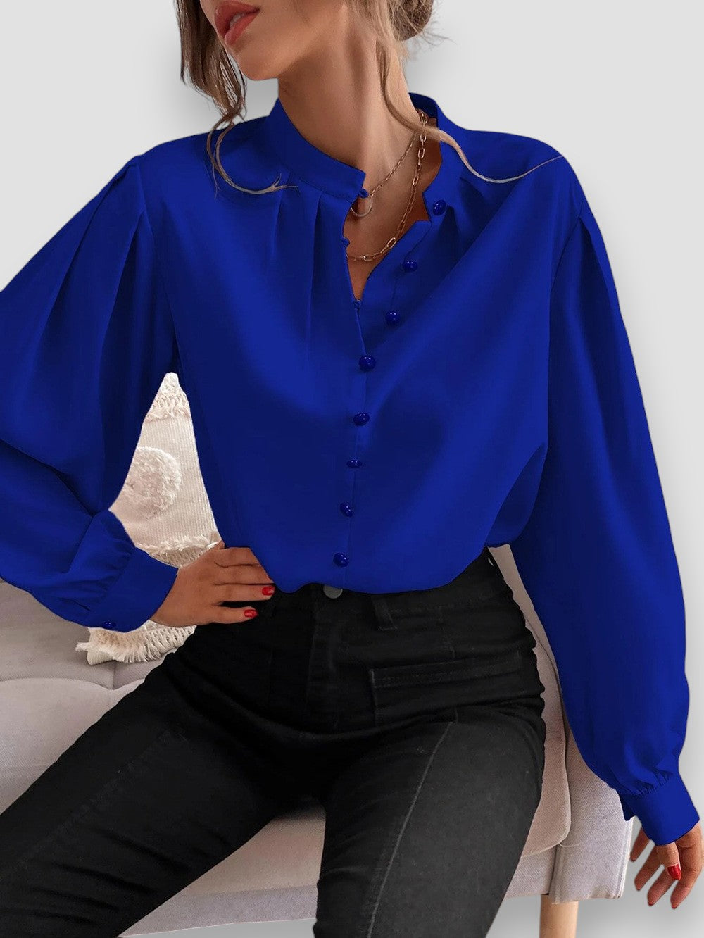 Joan | Blusa Chic per Donna | Con Colletto