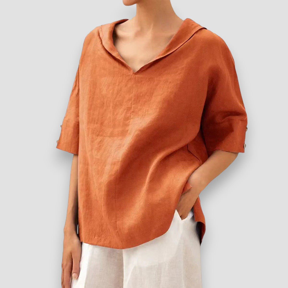 Elda | Camicia Scollo V