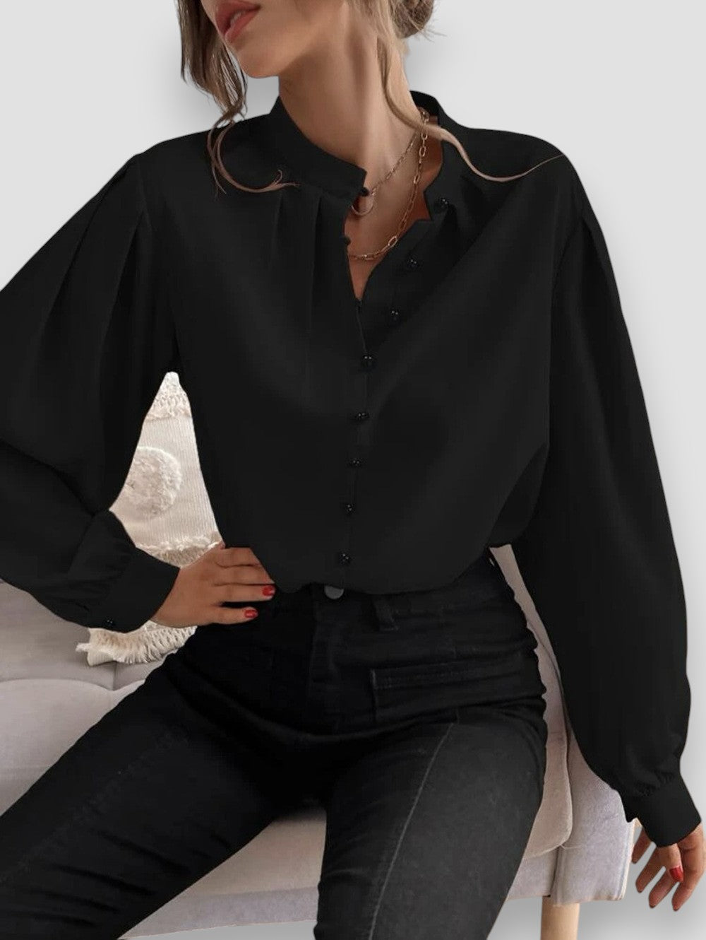 Joan | Blusa Chic per Donna | Con Colletto