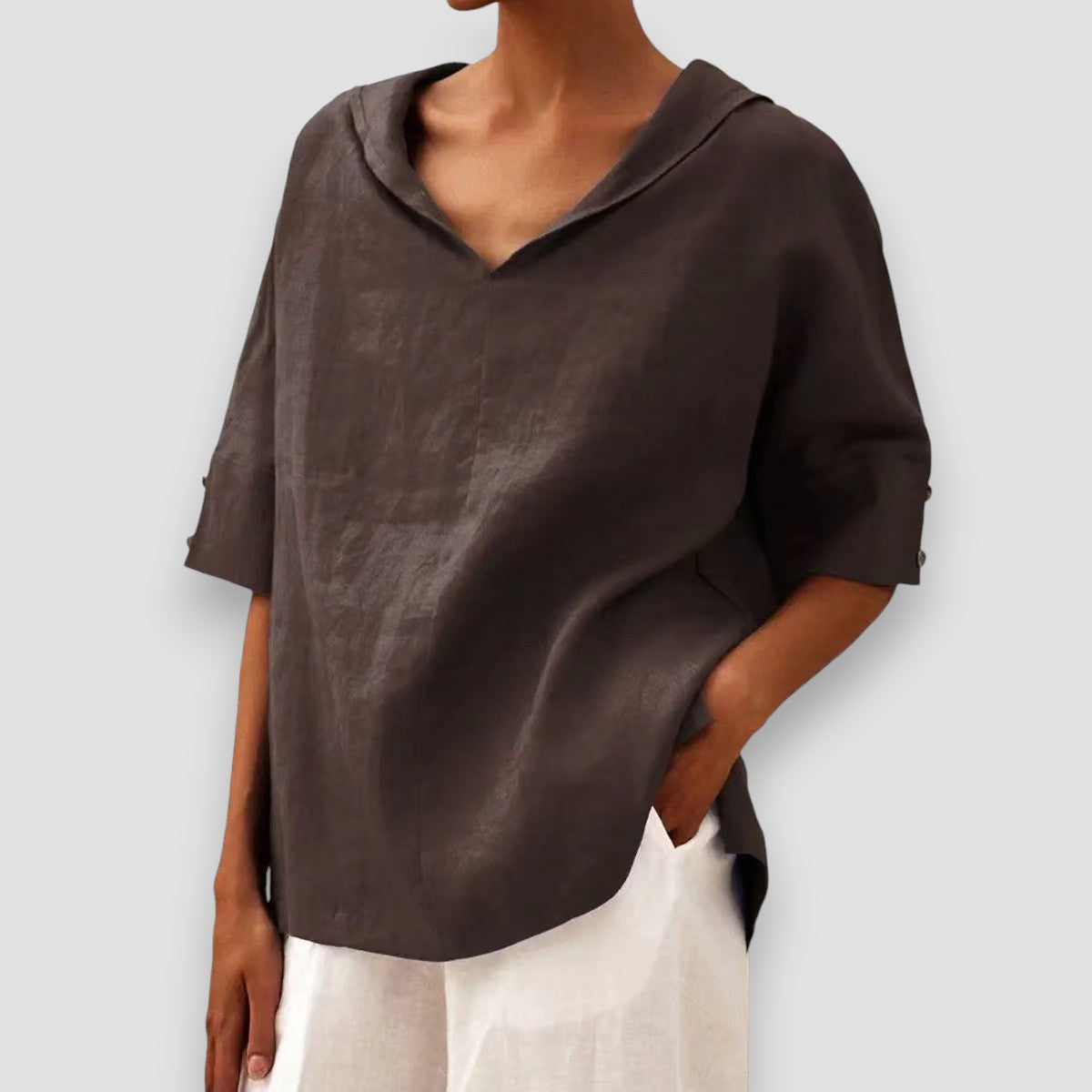 Elda | Camicia Scollo V