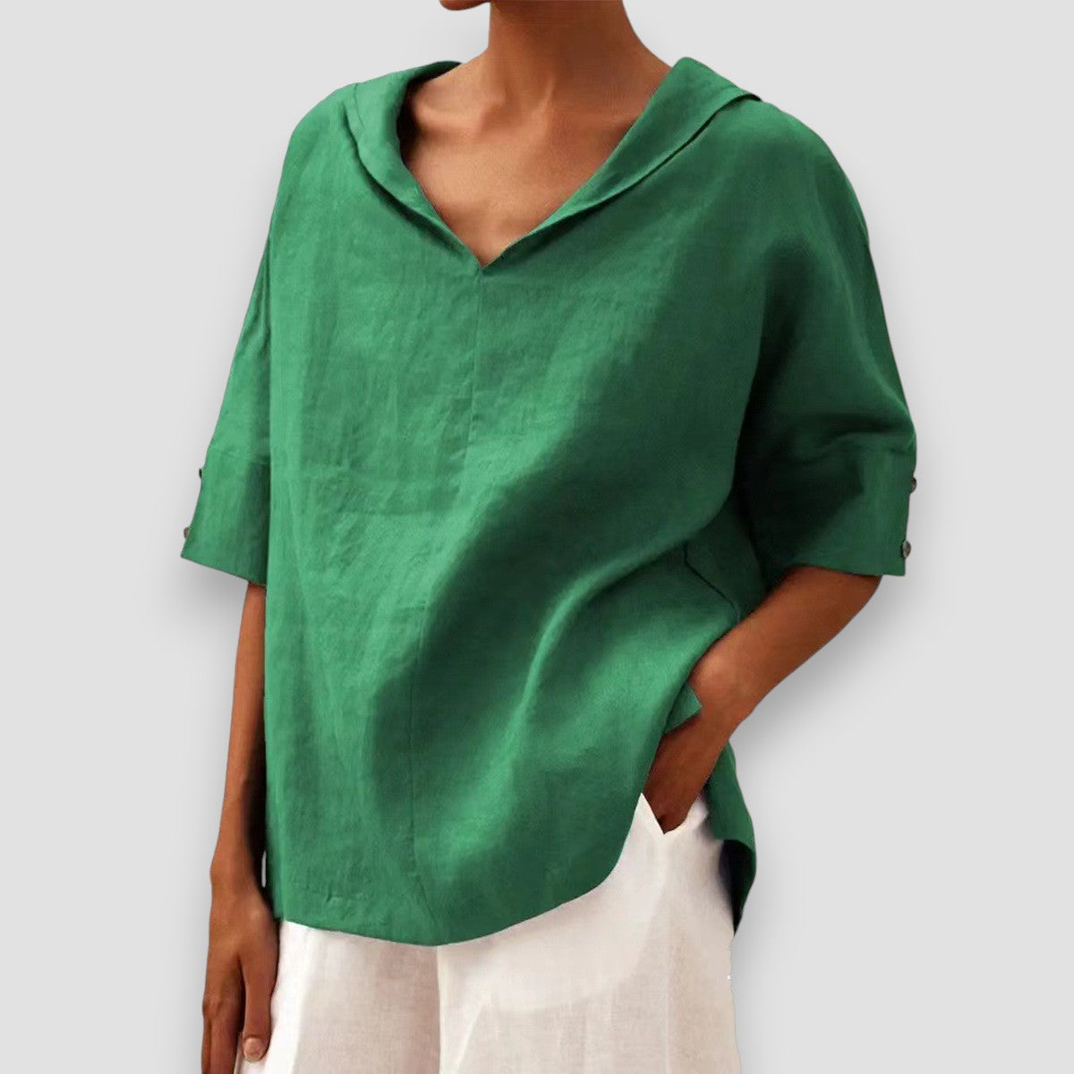 Elda | Camicia Scollo V