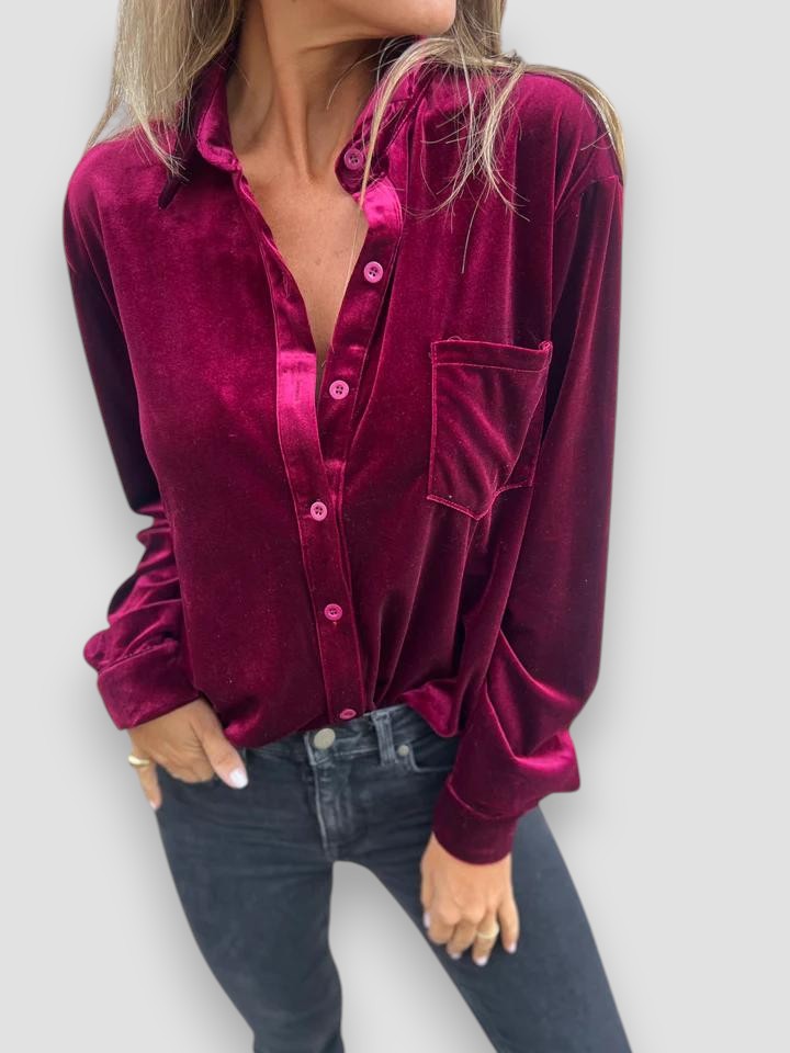 Catherine – Blusa in Velluto