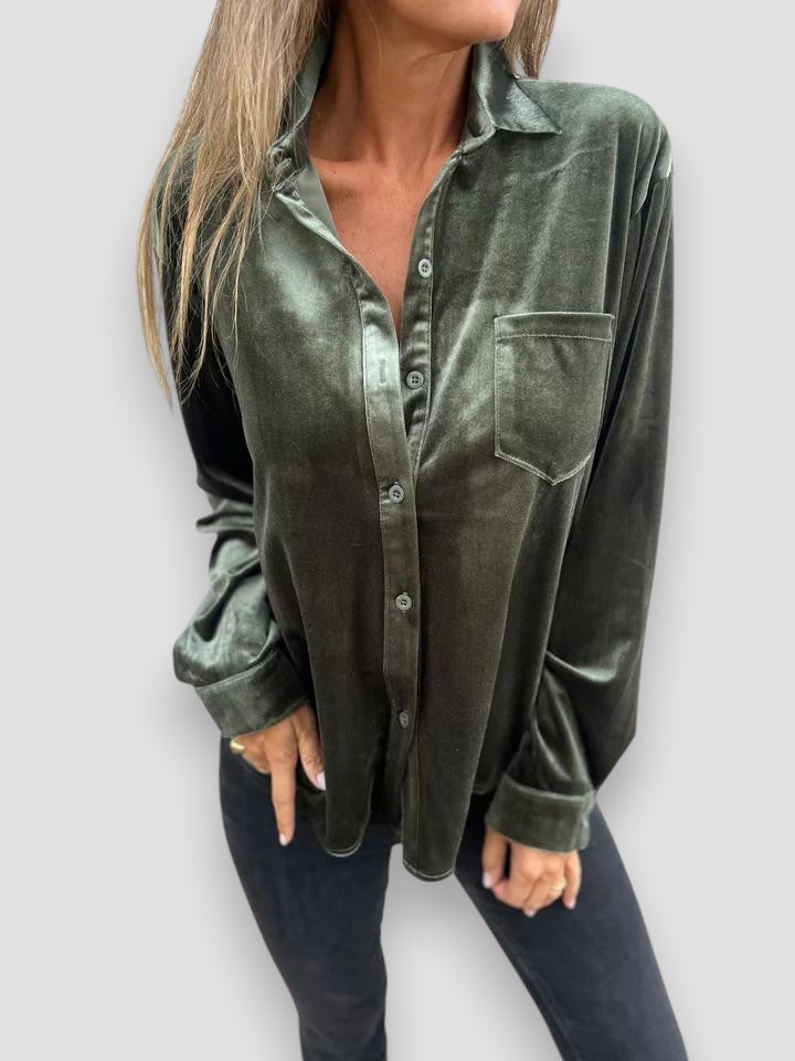Catherine – Blusa in Velluto